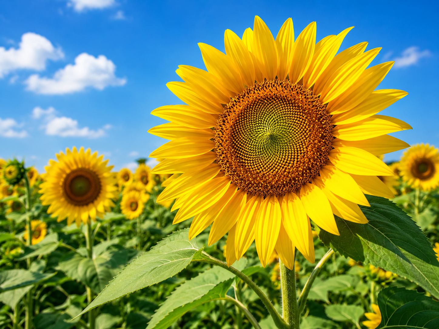 Sunflower crop
